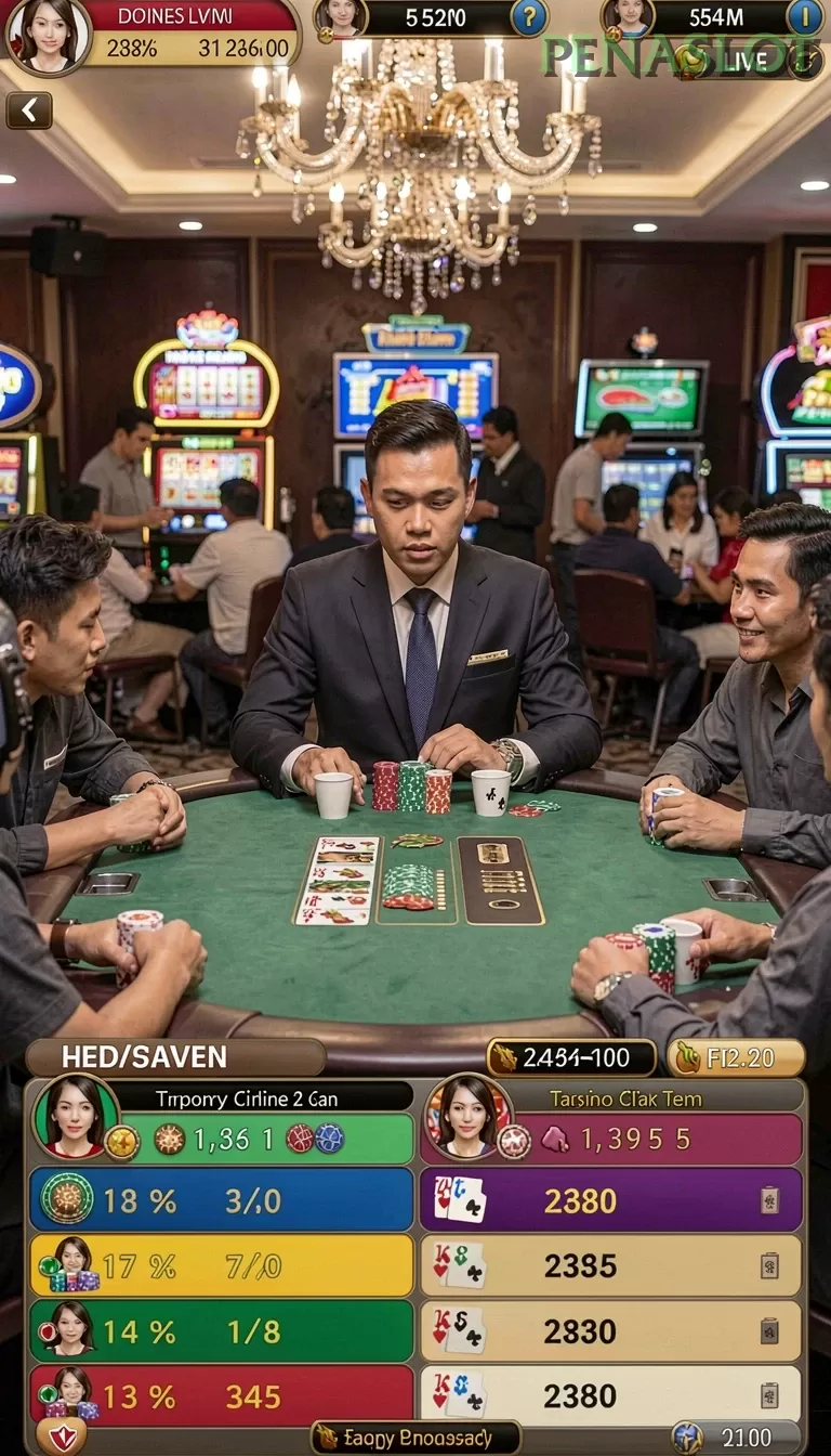 Cuplikan layar 171SLOT — menu navigasi