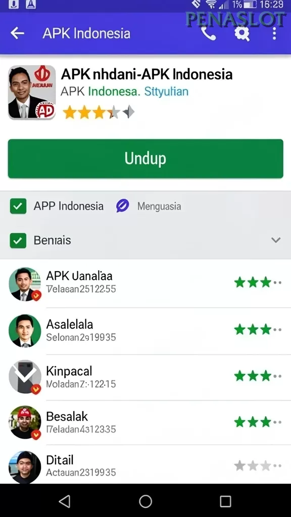 Cuplikan layar GLOWIN88 — menu navigasi