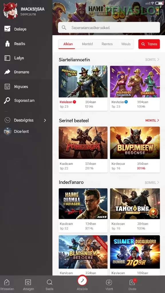 Cuplikan layar IOSBET — aktivitas