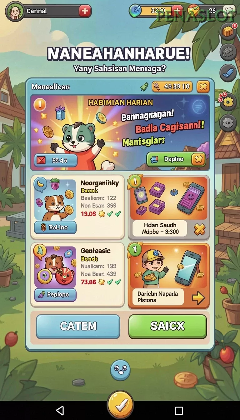 Cuplikan layar 98TOTO — aktivitas