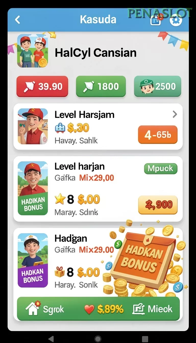 Cuplikan layar 171SLOT — pengaturan akun